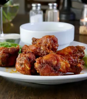 deliciouus buffalo wings at weirs bar and restaurant